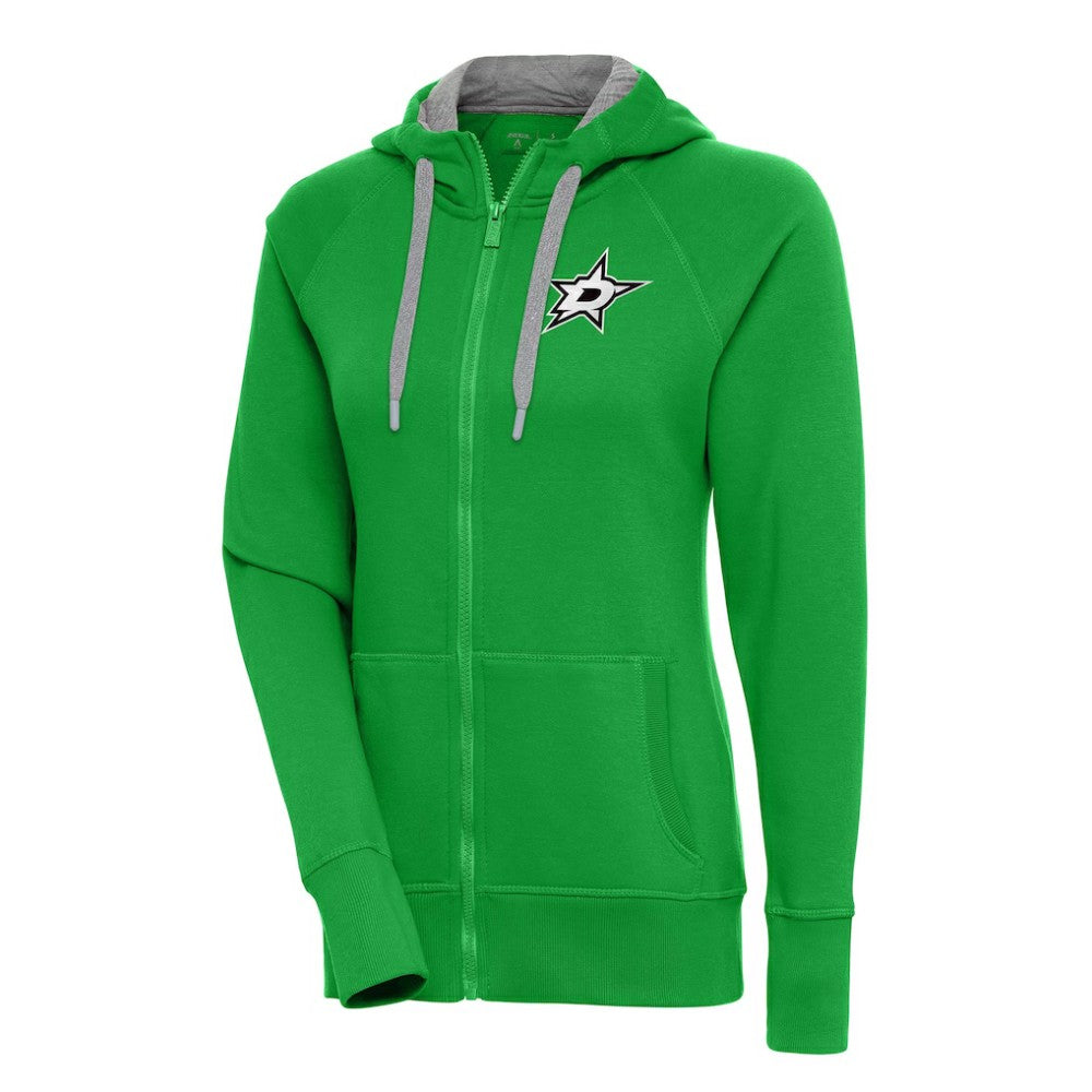 Dallas Stars Antigua Women's Metallic Logo Victory Full-Zip Hoodie -  NHL Hoodies
