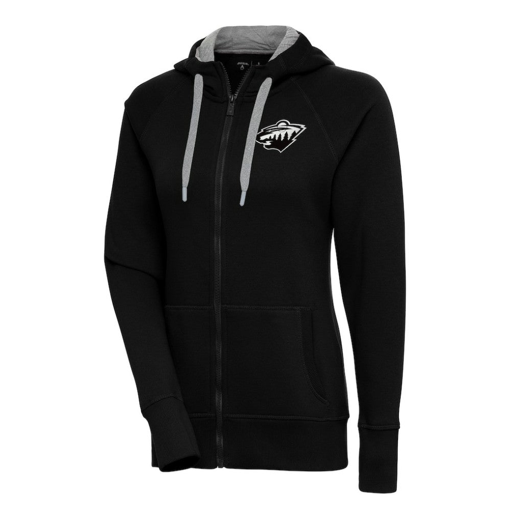 Minnesota Wild Antigua Women's Metallic Logo Victory Full-Zip Hoodie -  NHL Hoodies