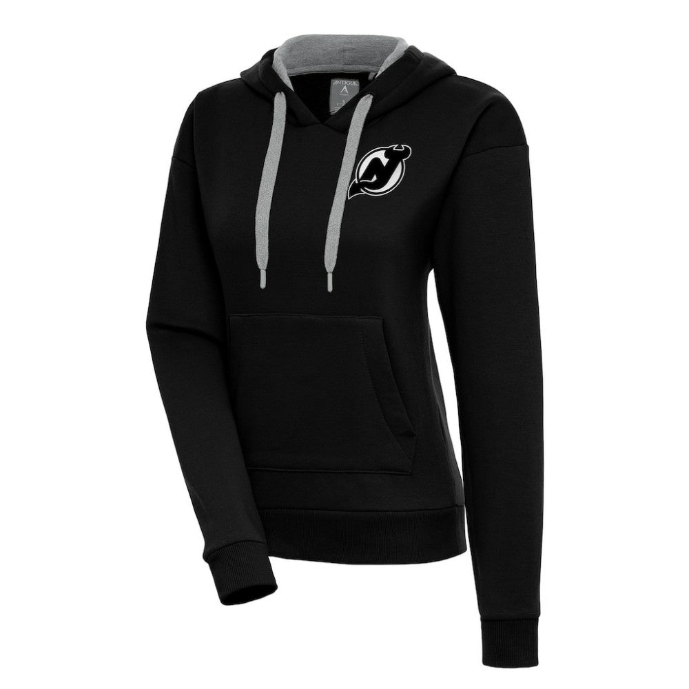 New Jersey Devils Antigua Women's Metallic Logo Victory Pullover Hoodie -  NHL Jerseys