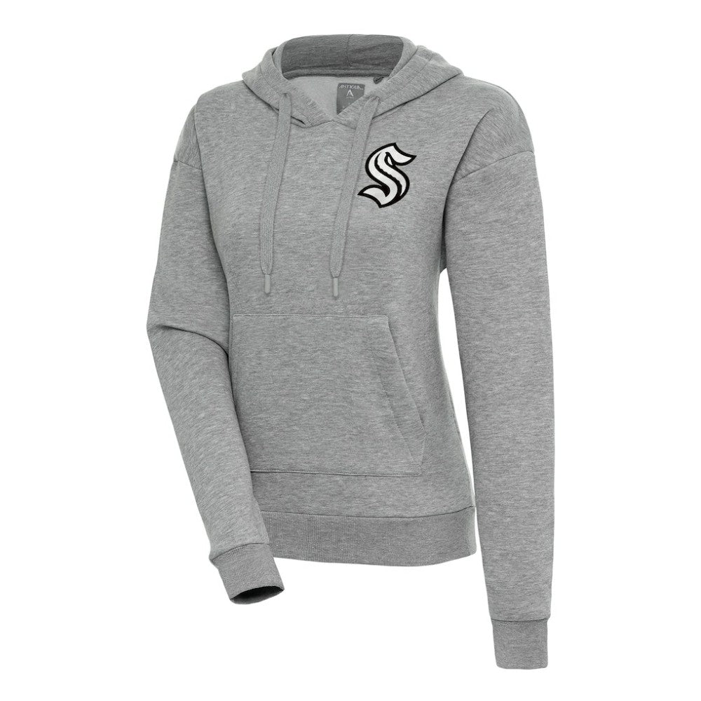 Seattle Kraken Antigua Women's Metallic Logo Victory Pullover Hoodie -  NHL Hoodies