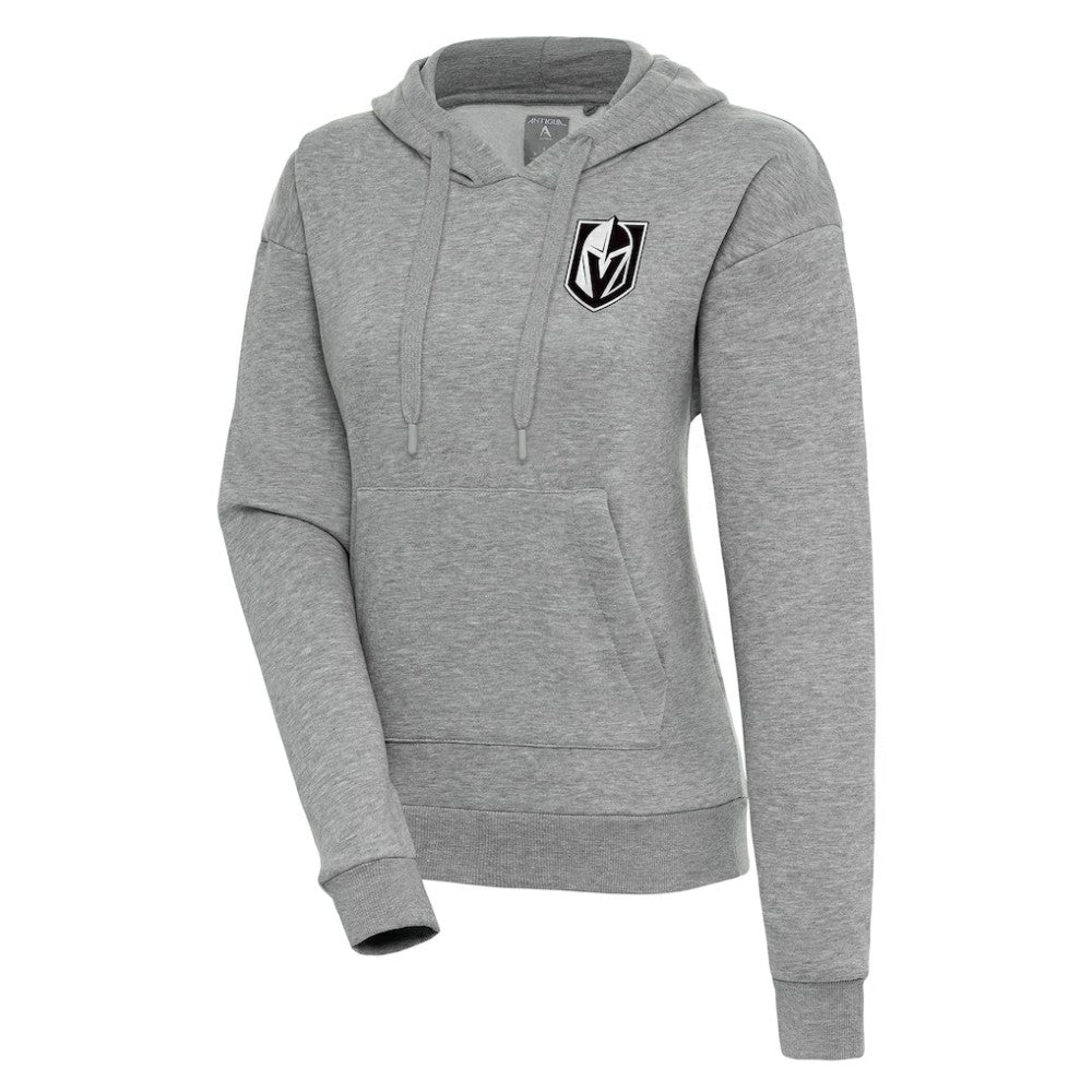 Vegas Golden Knights Antigua Women's Metallic Logo Victory Pullover Hoodie -  NHL Hoodies