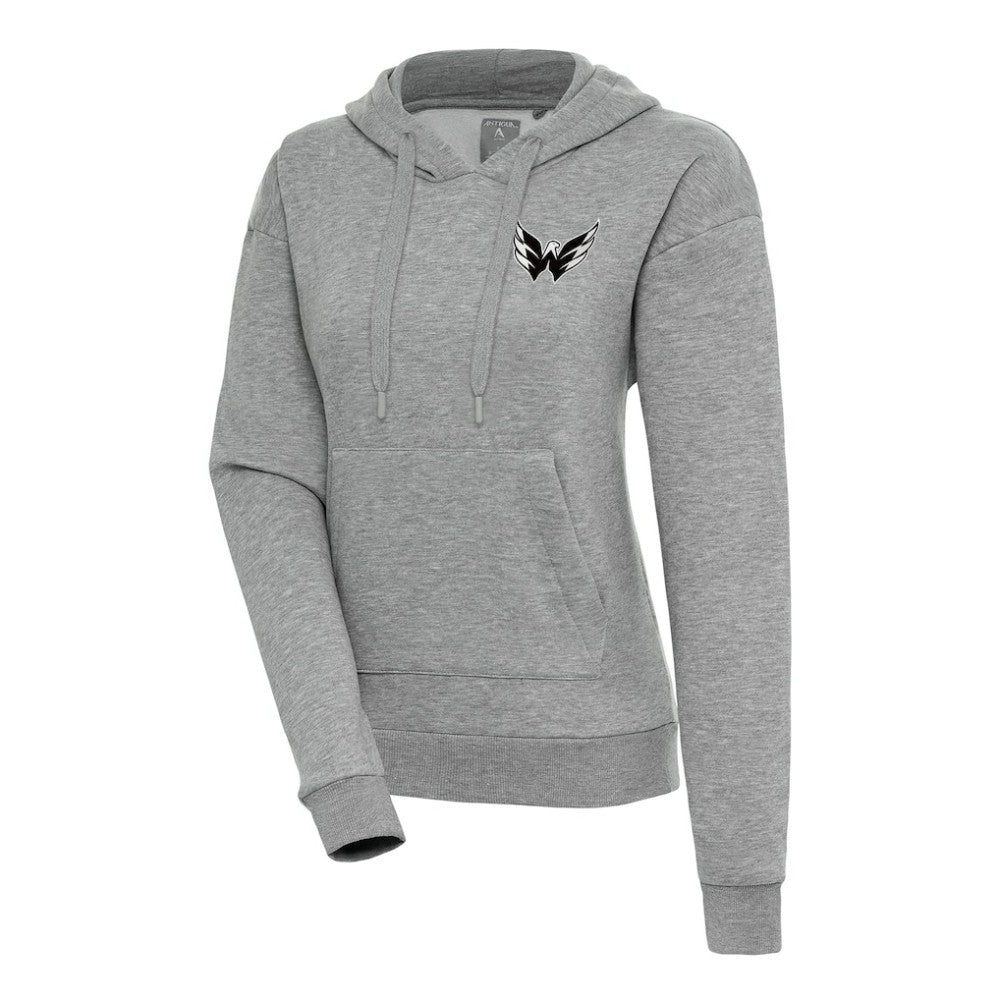 Washington Capitals Antigua Women's Metallic Logo Victory Pullover Hoodie -  NHL Hoodies
