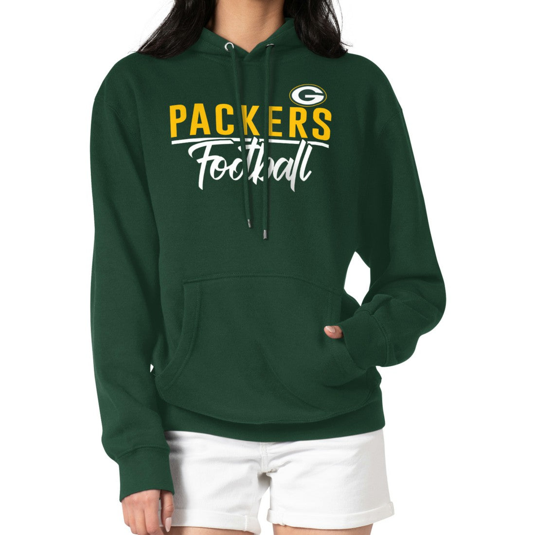 Green Bay Packers G-III 4Her by Carl Banks Women's Graphic Fleece Pullover Hoodie | NFL Outlet