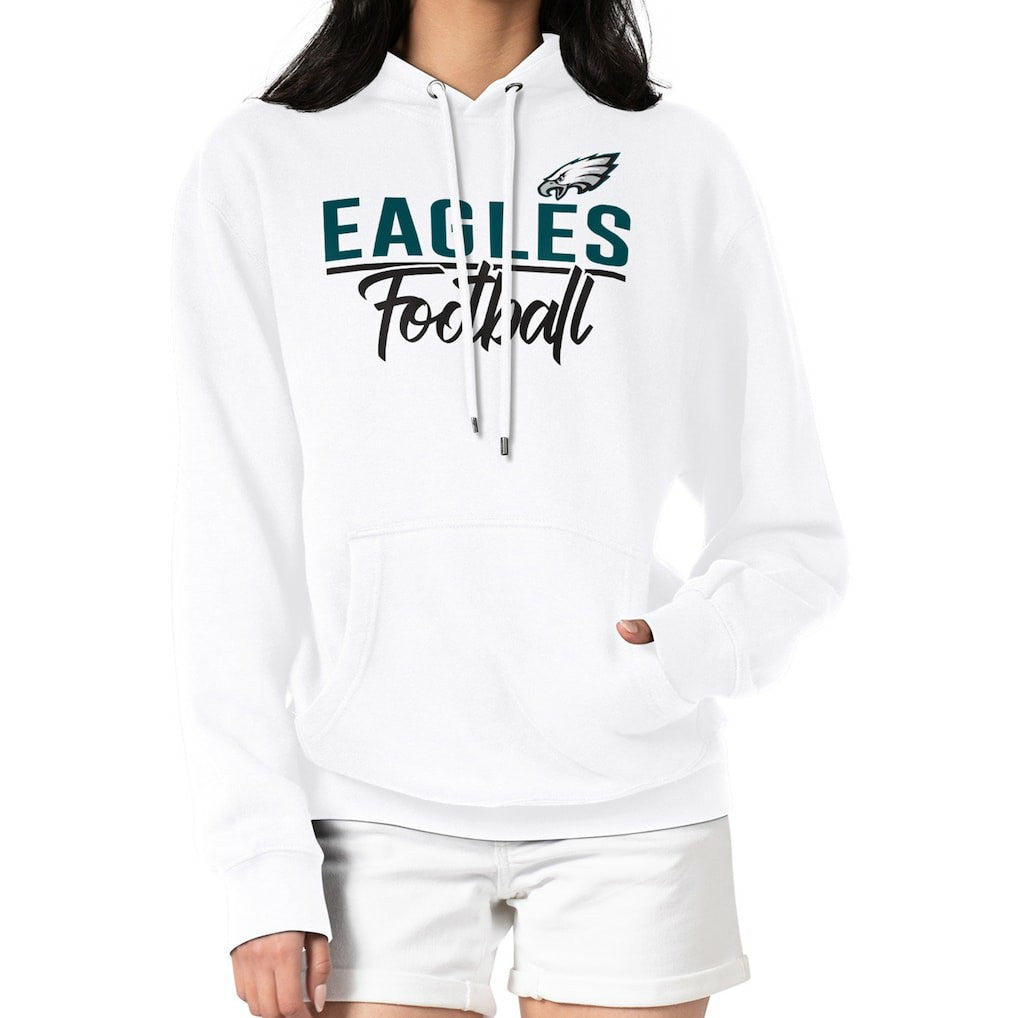 Philadelphia Eagles G-III 4Her by Carl Banks Women's Graphic Fleece Pullover Hoodie | NFL Sale