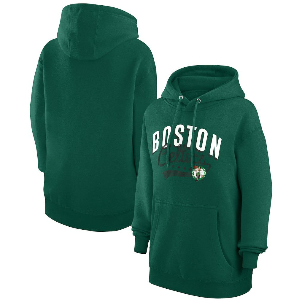 Kelly Green Boston Celtics G-III 4Her by Carl Banks Women's Filigree Logo Pullover Hoodie - Kelly Green sale | NBA