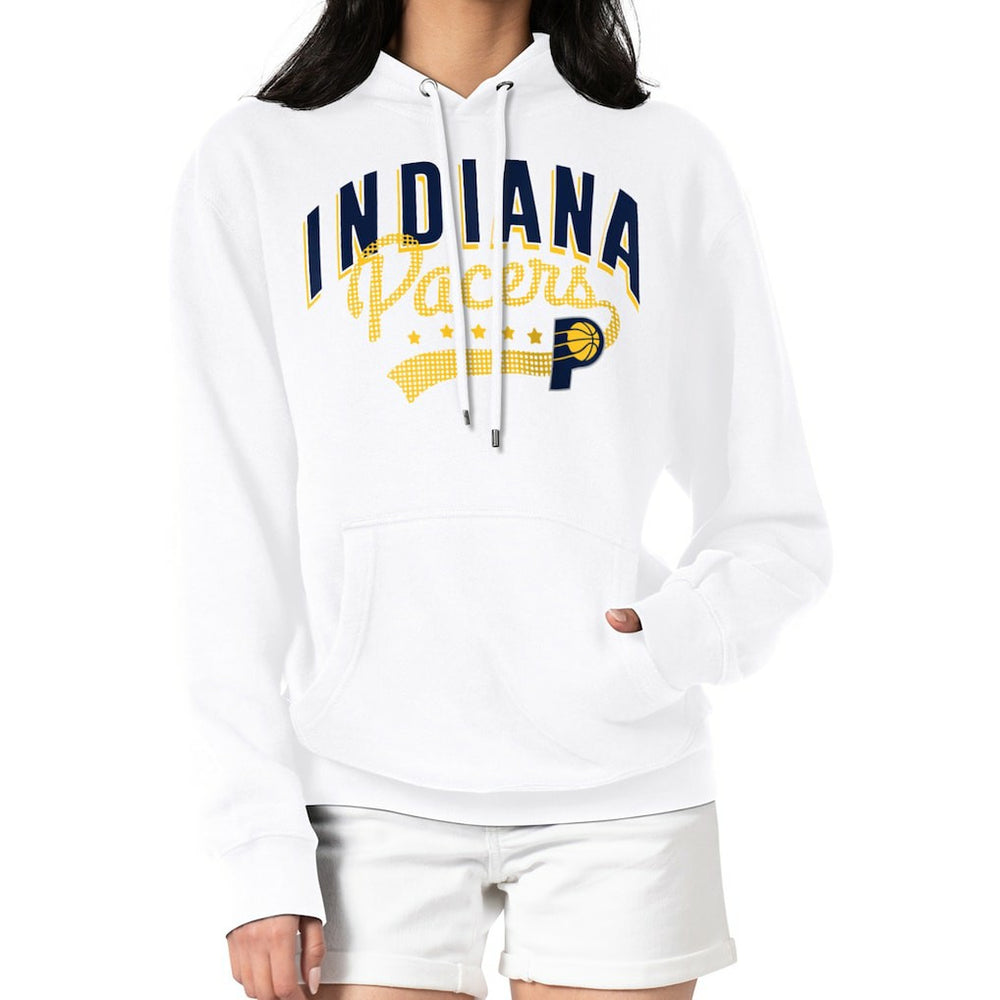 White Indiana Pacers G-III 4Her by Carl Banks Women's Filigree Logo Pullover Hoodie - White online | NBA