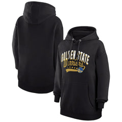 Black Golden State Warriors G-III 4Her by Carl Banks Women's Filigree Logo Pullover Hoodie - Black discount | NBA