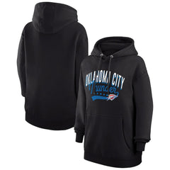 Black Oklahoma City Thunder G-III 4Her by Carl Banks Women's Filigree Logo Pullover Hoodie - Black discount | NBA