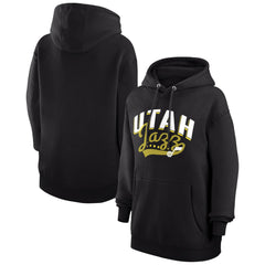 Utah Jazz G-III 4Her by Carl Banks Women's Filigree Logo Pullover Hoodie - Black shop | NBA