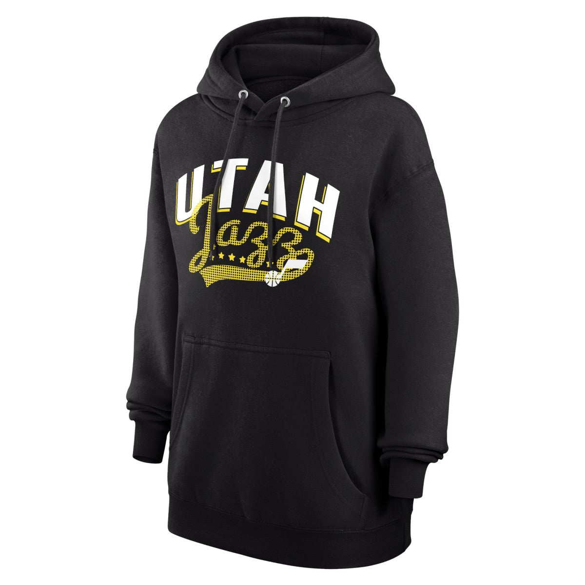 Utah Jazz G-III 4Her by Carl Banks Women's Filigree Logo Pullover Hoodie - Black shop | NBA