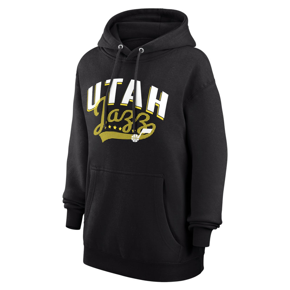 Utah Jazz G-III 4Her by Carl Banks Women's Filigree Logo Pullover Hoodie - Black shop | NBA