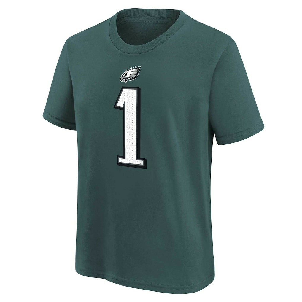 Philadelphia Eagles Jalen Hurts  Youth Player Name & Number T-Shirt | NFL Near me
