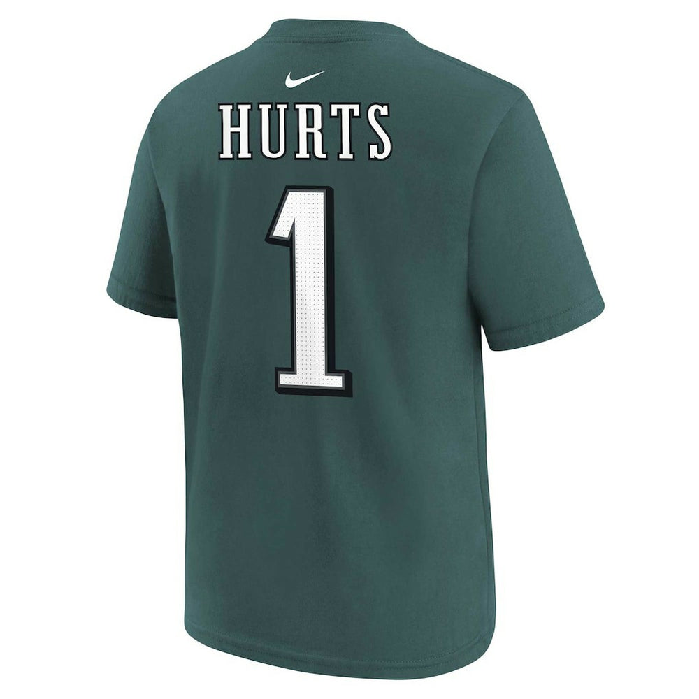 Philadelphia Eagles Jalen Hurts  Youth Player Name & Number T-Shirt | NFL Near me