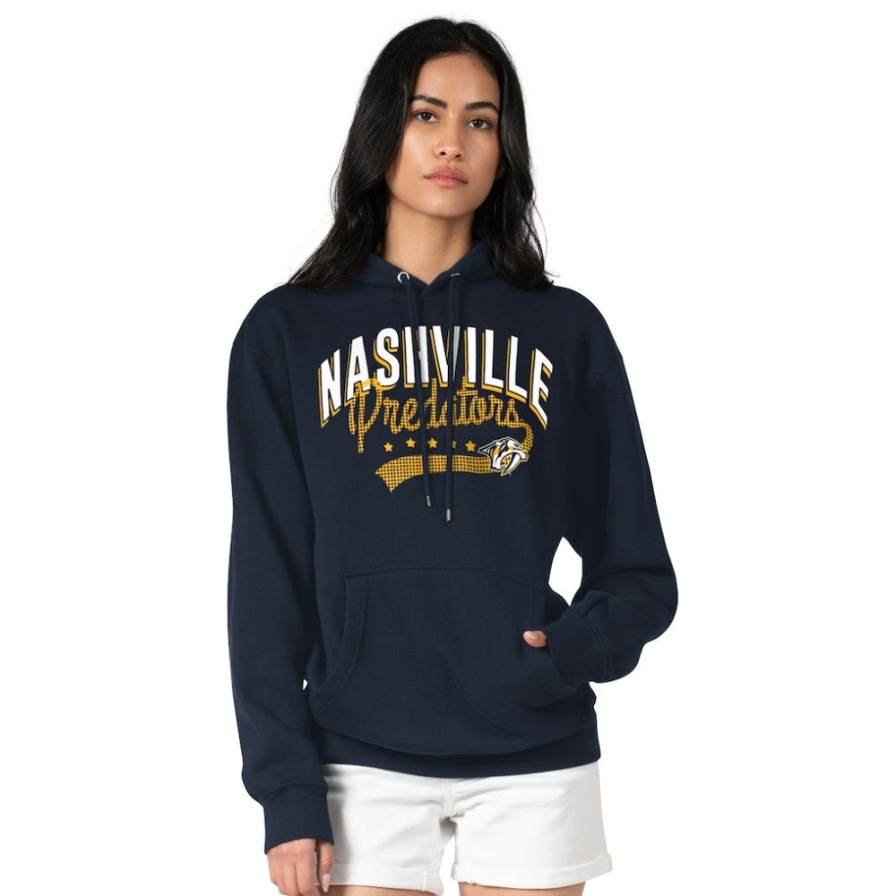 Nashville Predators G-III 4Her by Carl Banks Women's Filigree Logo Pullover Hoodie – Navy -  NHL Hoodies