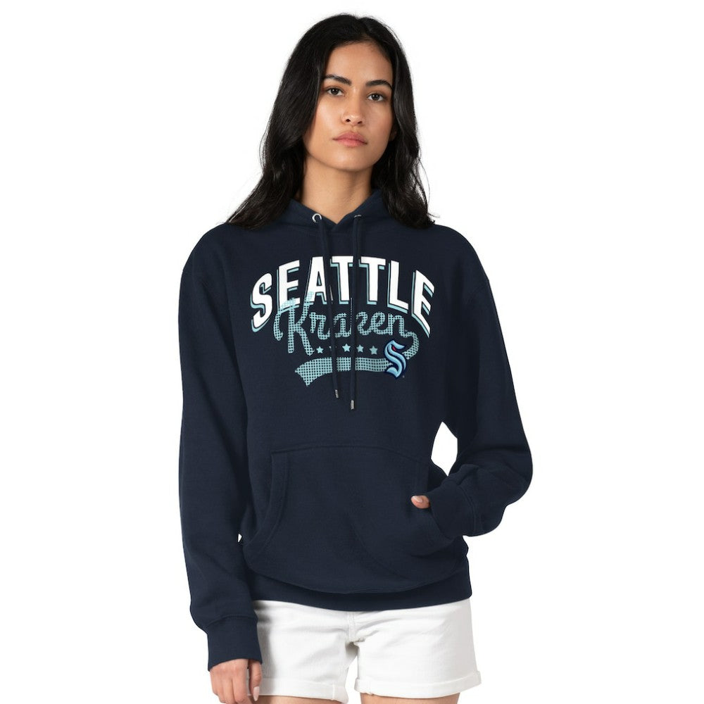 Seattle Kraken G-III 4Her by Carl Banks Women's Filigree Logo Pullover Hoodie – Deep Sea Blue -  NHL Hoodies
