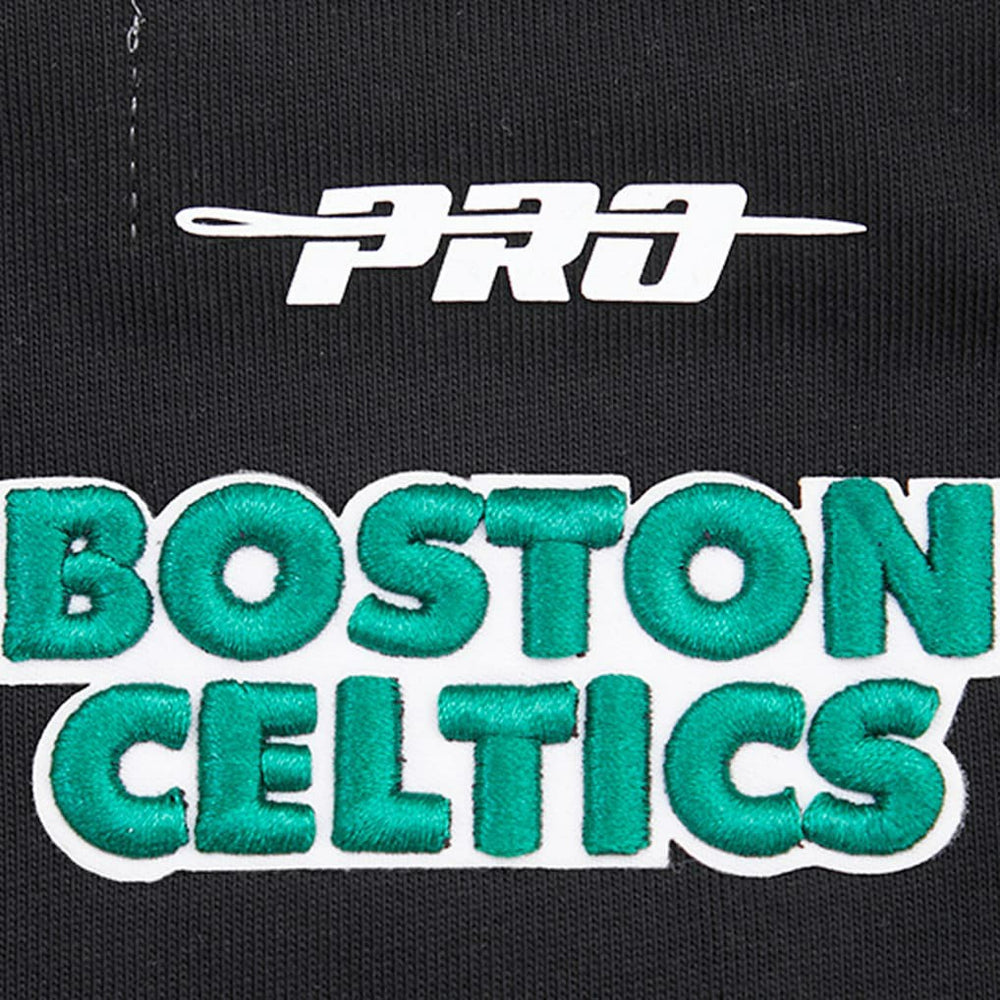 Black Boston Celtics Pro Standard Women's Script Boyfriend T-Shirt | NBA