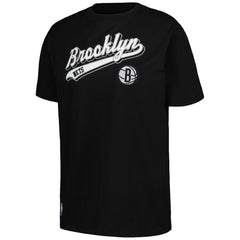 Black Brooklyn Nets Pro Standard Women's Script Boyfriend T-Shirt | NBA