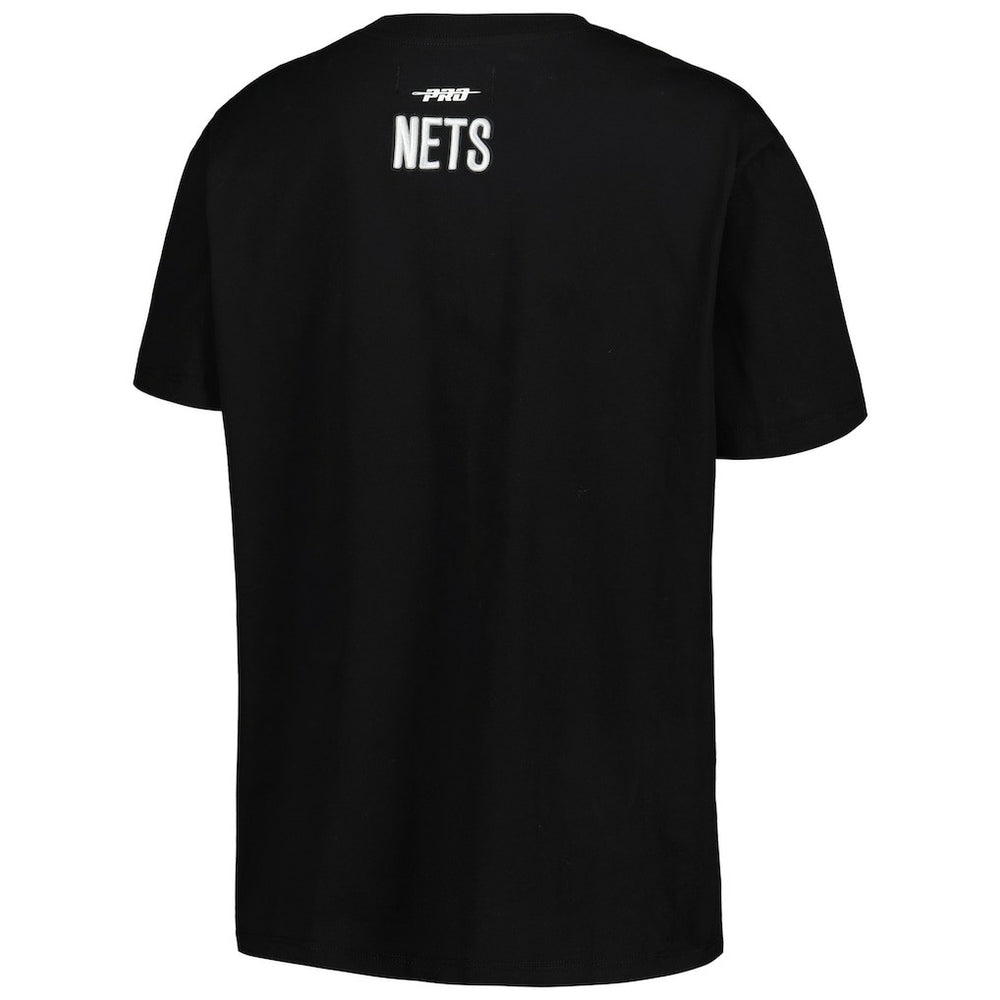 Black Brooklyn Nets Pro Standard Women's Script Boyfriend T-Shirt | NBA
