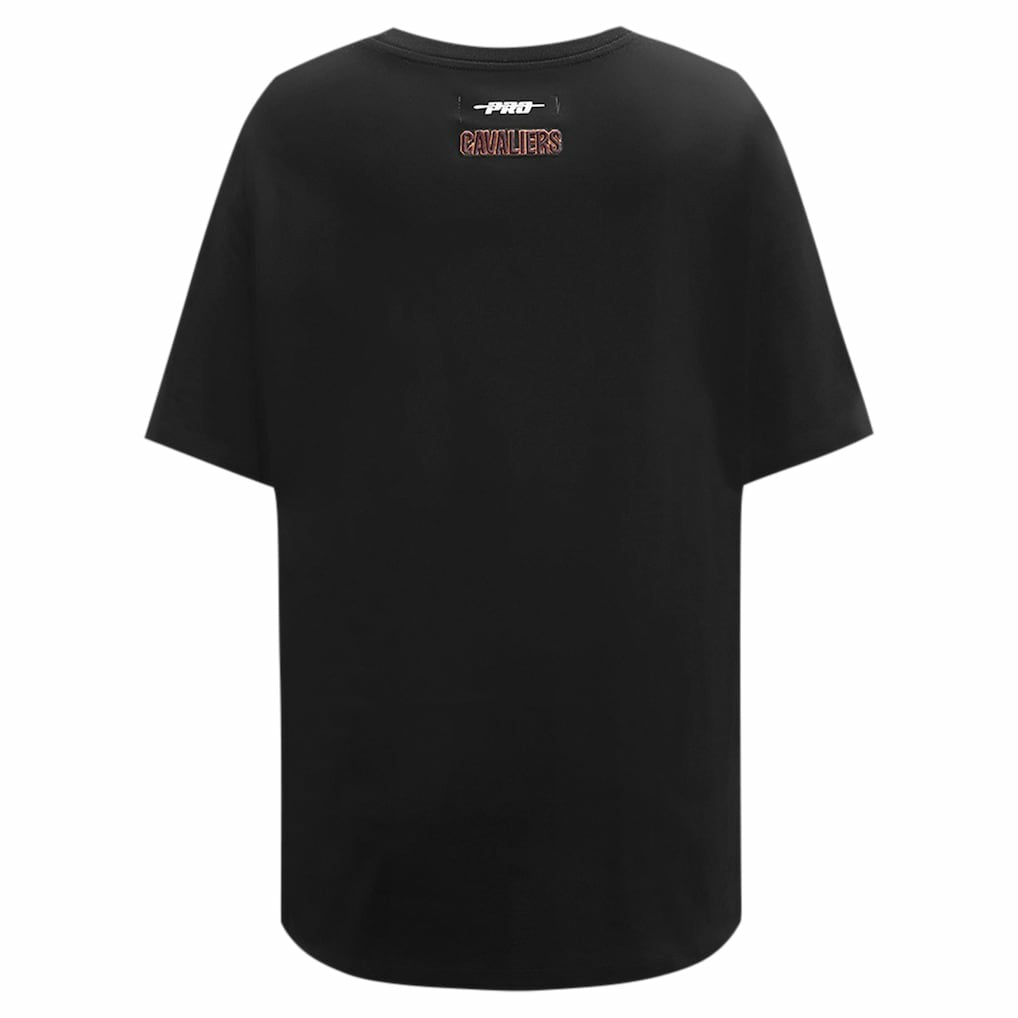 Black Cleveland Cavaliers Pro Standard Women's Script Boyfriend T-Shirt sale | NBA