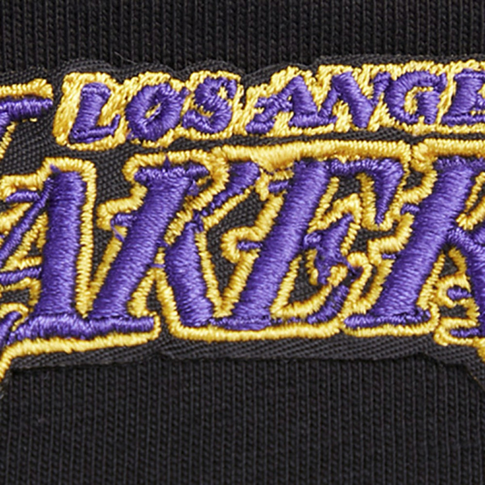 Black Los Angeles Lakers Pro Standard Women's Script Boyfriend T-Shirt | NBA