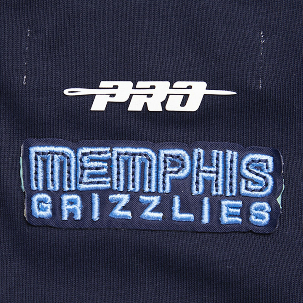 Navy Memphis Grizzlies Pro Standard Women's Script Boyfriend T-Shirt | NBA