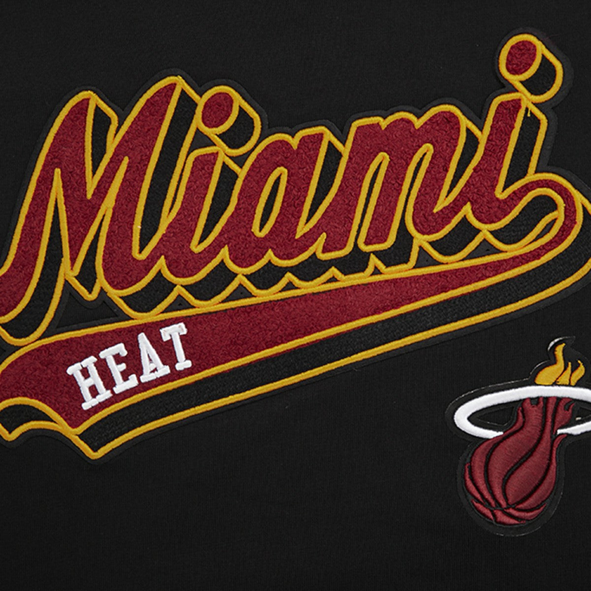 Black Miami Heat Pro Standard Women's Script Boyfriend T-Shirt | NBA