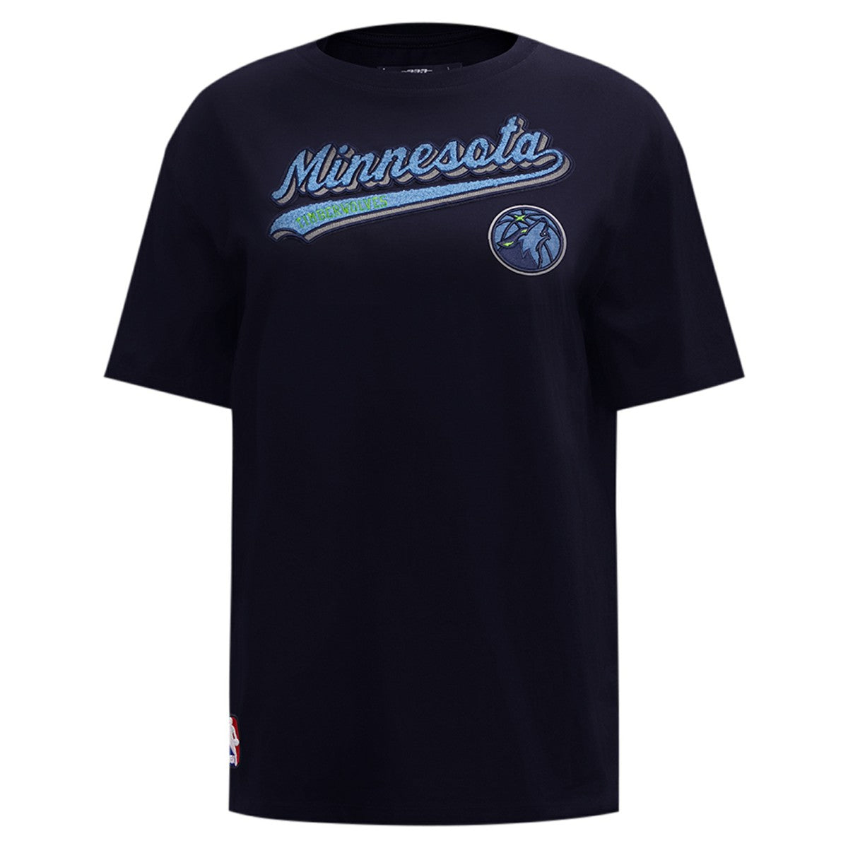 Navy Minnesota Timberwolves Pro Standard Women's Script Boyfriend T-Shirt | NBA