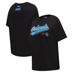 Black Orlando Magic Pro Standard Women's Script Boyfriend T-Shirt | NBA