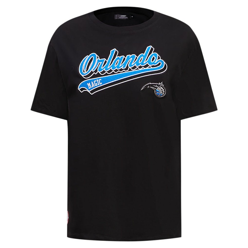 Black Orlando Magic Pro Standard Women's Script Boyfriend T-Shirt | NBA