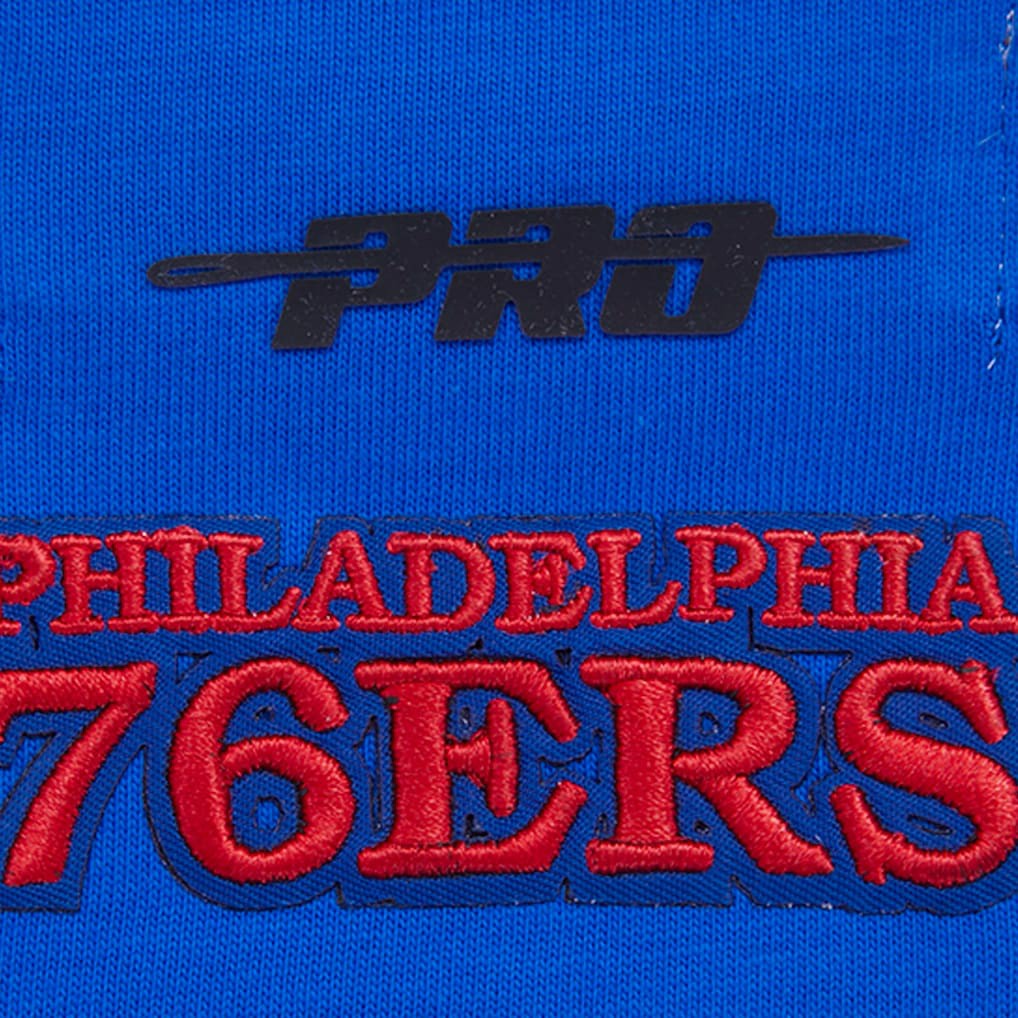 Royal Philadelphia 76ers Pro Standard Women's Script Boyfriend T-Shirt | NBA