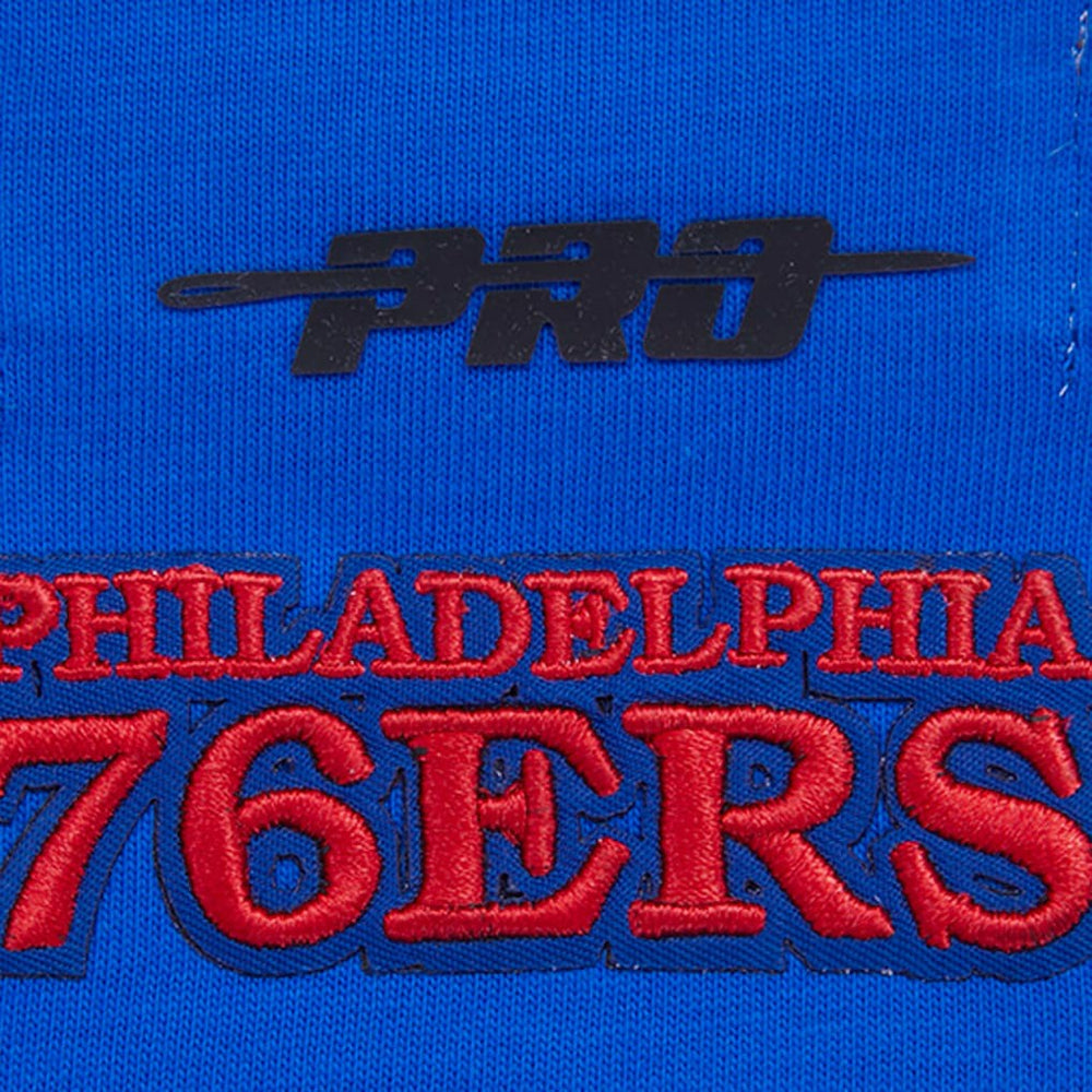 Royal Philadelphia 76ers Pro Standard Women's Script Boyfriend T-Shirt | NBA