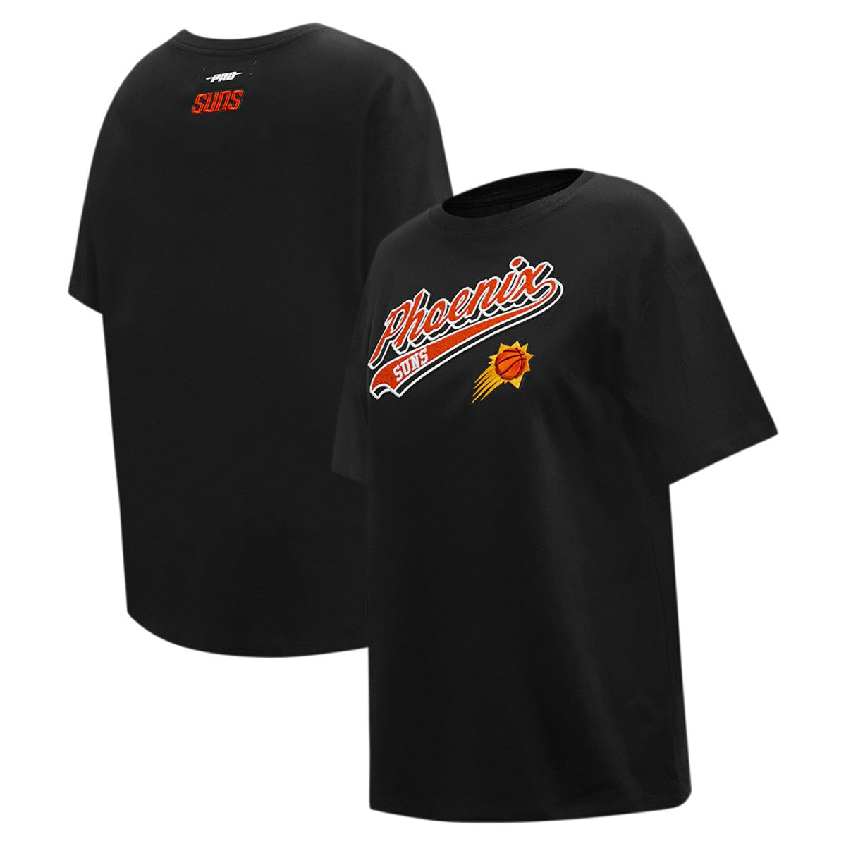 Black Phoenix Suns Pro Standard Women's Script Boyfriend T-Shirt | NBA