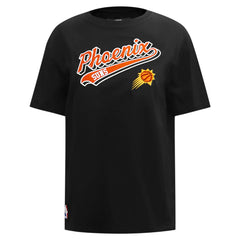Black Phoenix Suns Pro Standard Women's Script Boyfriend T-Shirt | NBA