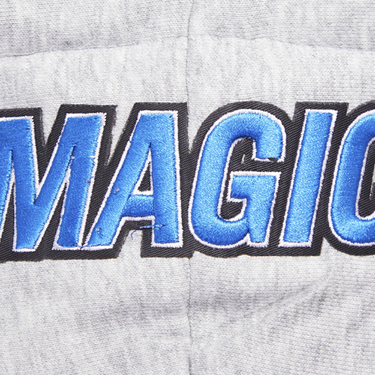 Heather Gray Orlando Magic Pro Standard Women's Script Tail Cropped Pullover Hoodie | NBA