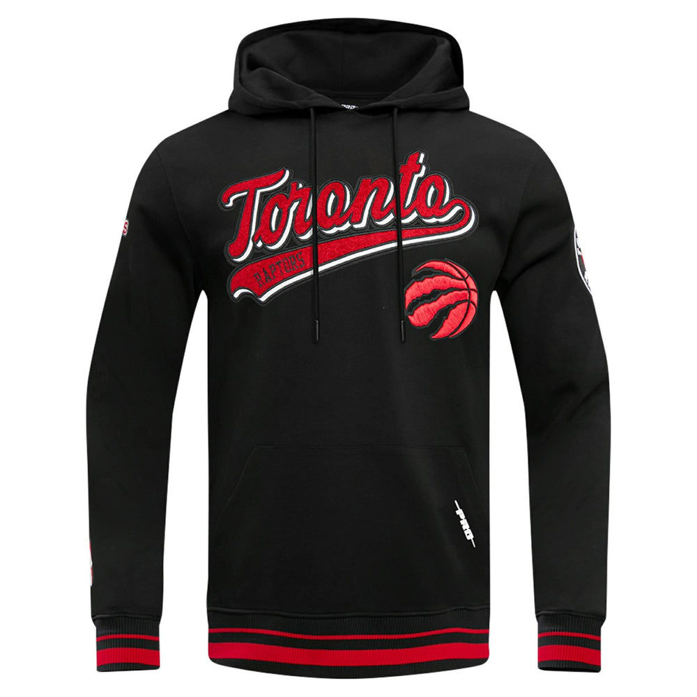 Black Toronto Raptors Pro Standard Script Tail Pullover Hoodie | NBA