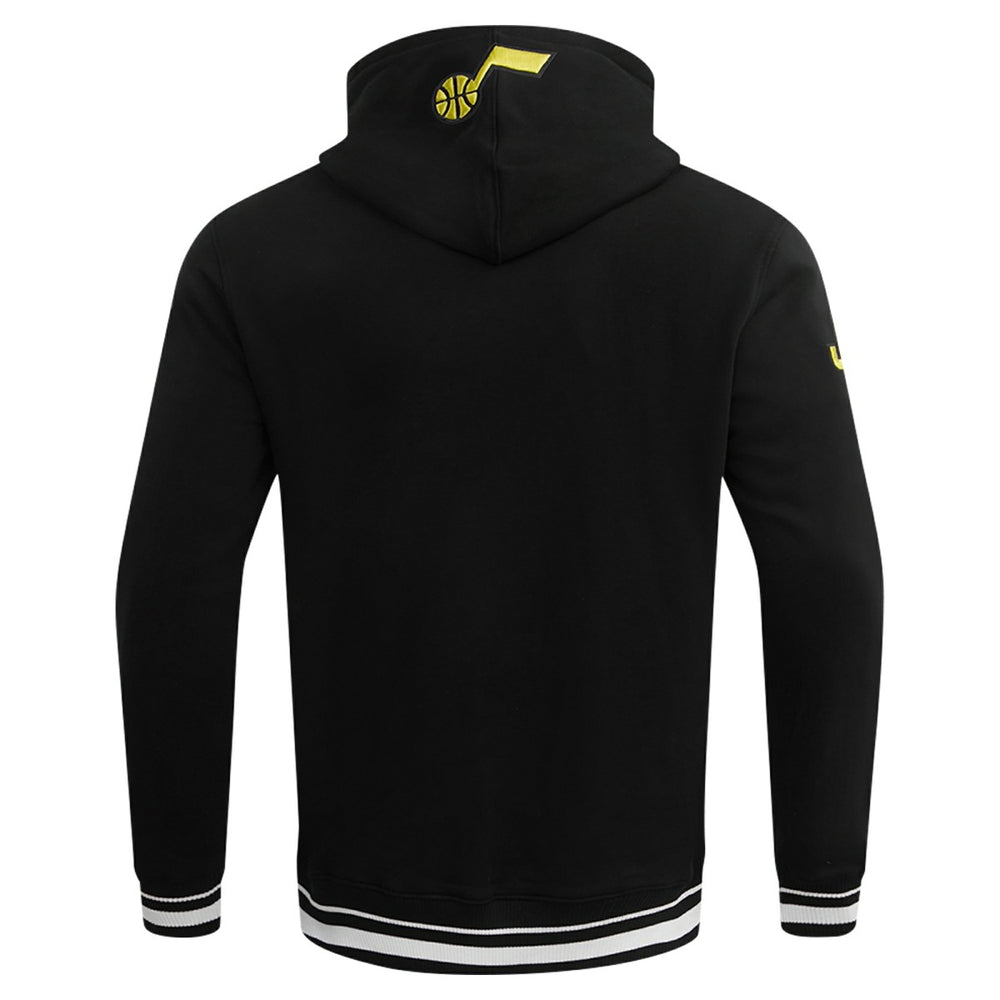Black Utah Jazz Pro Standard Script Tail Pullover Hoodie | NBA