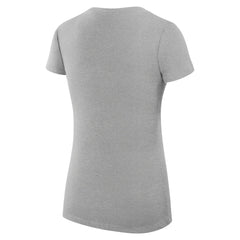 Heather Gray Cleveland Cavaliers G-III 4Her by Carl Banks Women's Super-Slim Fit Lightweight Filigree Logo V-Neck T-Shirt sale | NBA