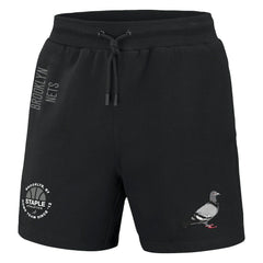 Black Brooklyn Nets NBA x Staple Home Team Shorts | NBA