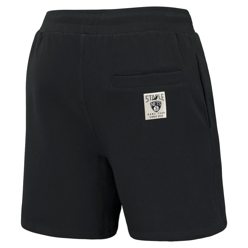 Black Brooklyn Nets NBA x Staple Home Team Shorts | NBA