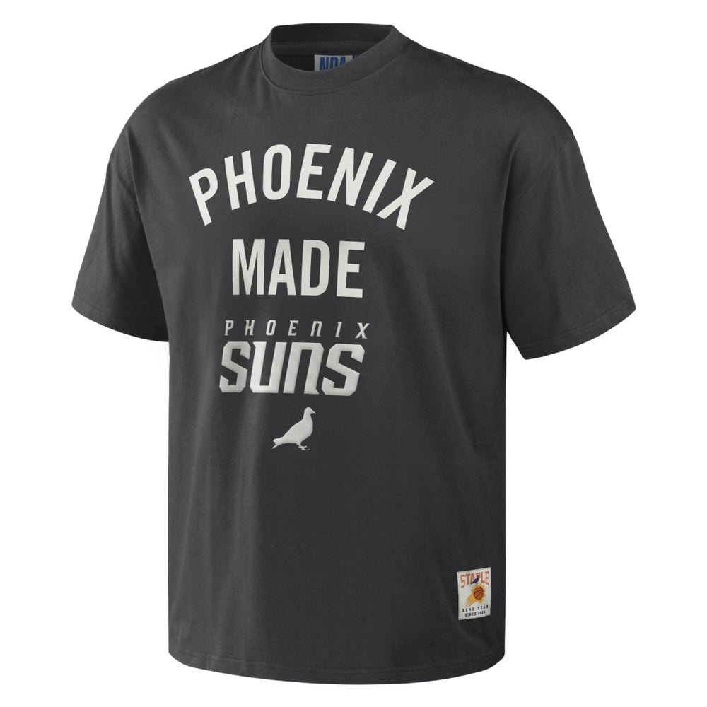 Anthracite Phoenix Suns NBA x Staple Heavyweight Oversized T-Shirt | NBA