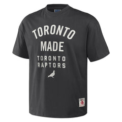 Anthracite Toronto Raptors NBA x Staple Heavyweight Oversized T-Shirt | NBA