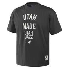 Anthracite Utah Jazz NBA x Staple Heavyweight Oversized T-Shirt | NBA