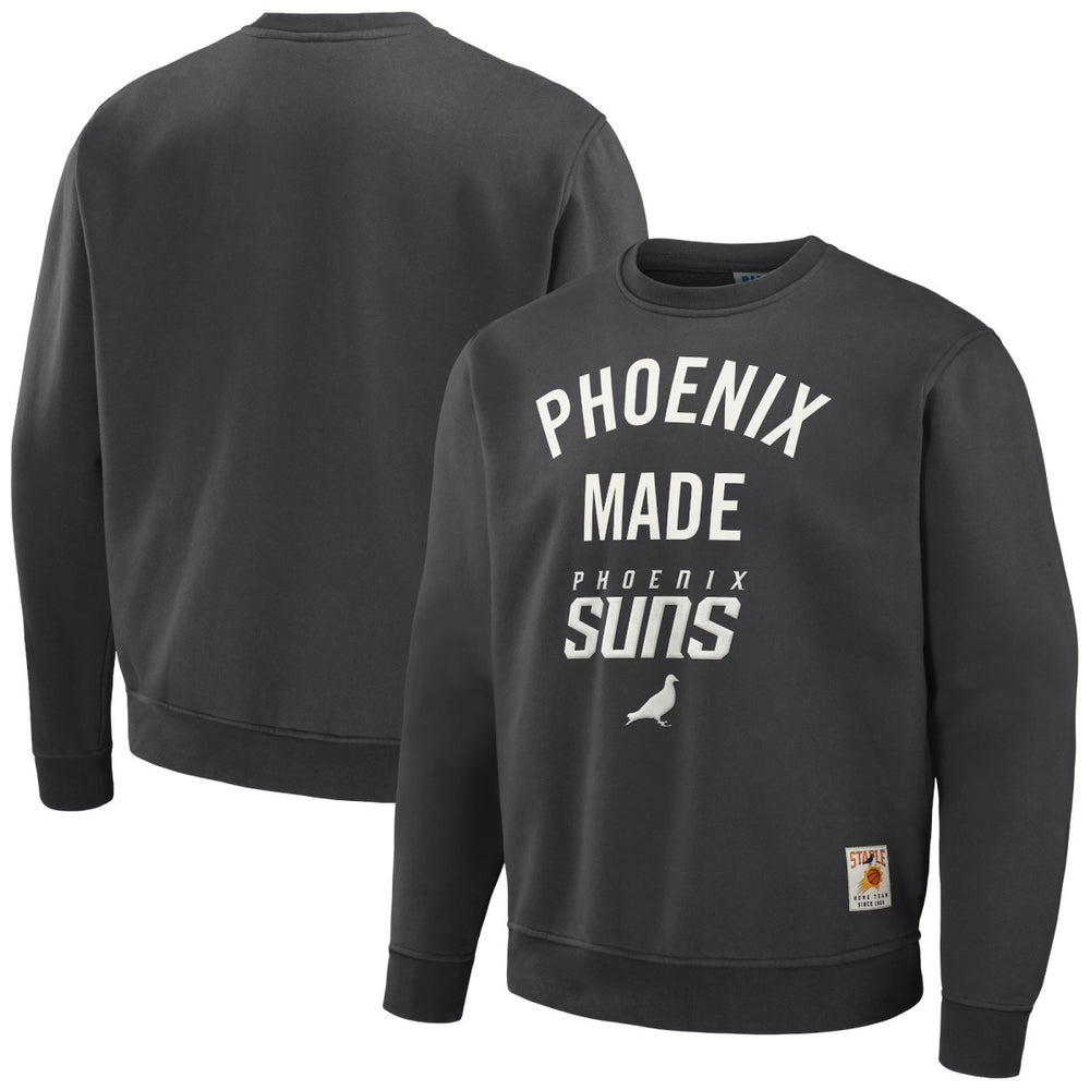 Anthracite Phoenix Suns NBA x Staple Plush Pullover Sweatshirt | NBA