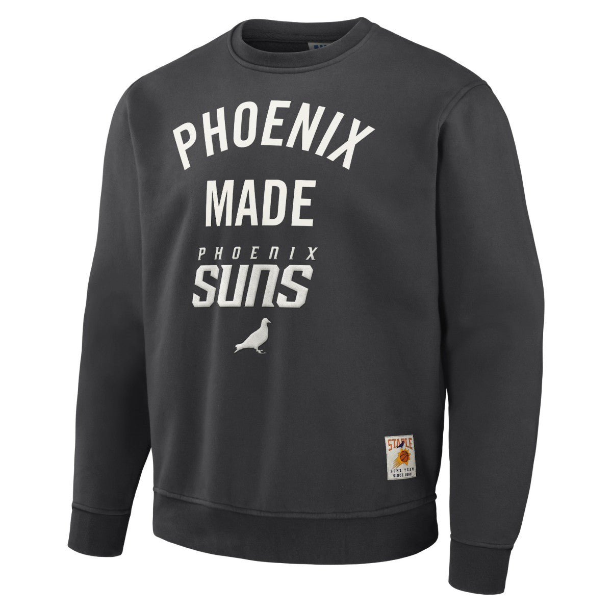 Anthracite Phoenix Suns NBA x Staple Plush Pullover Sweatshirt | NBA