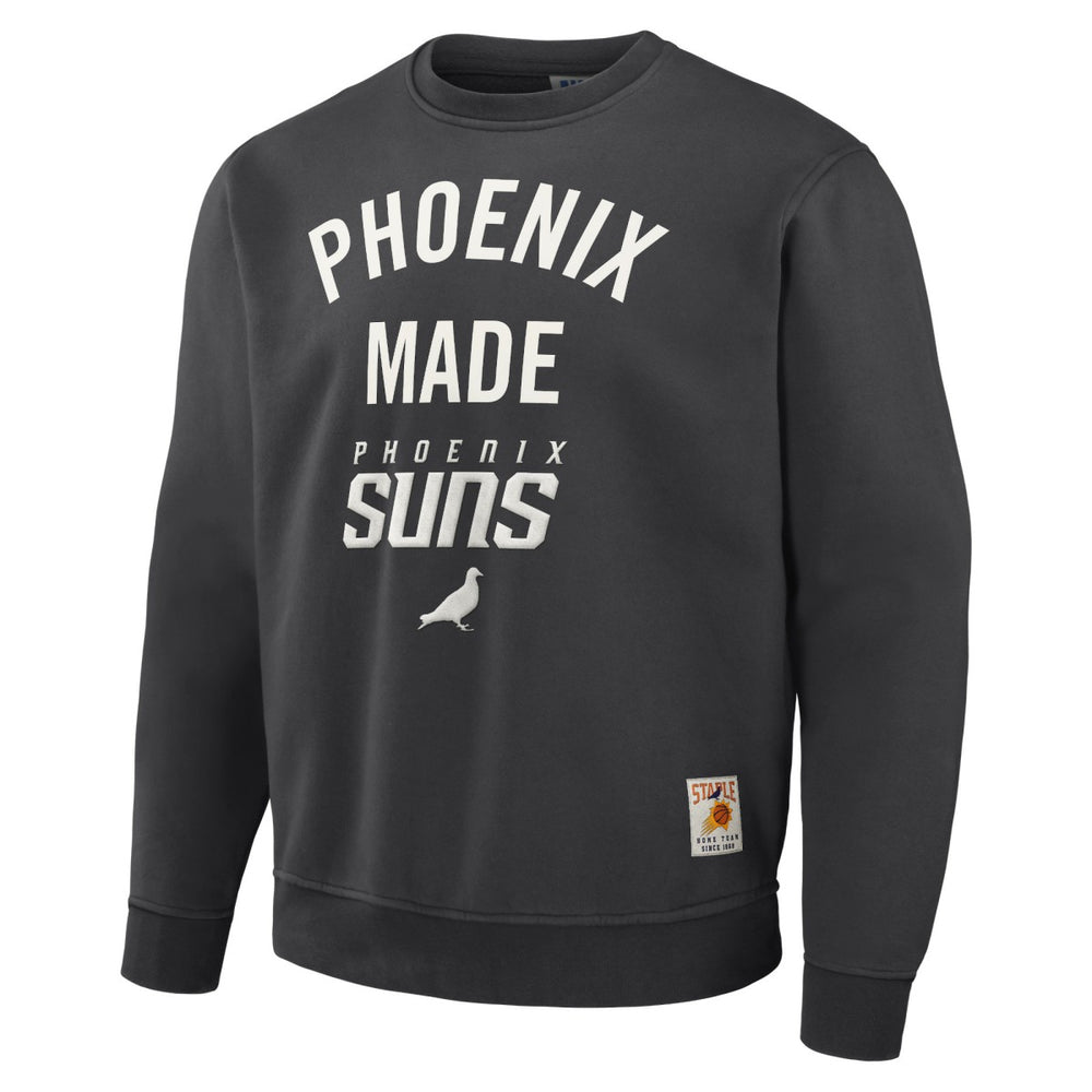 Anthracite Phoenix Suns NBA x Staple Plush Pullover Sweatshirt | NBA