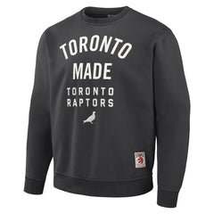 Anthracite Toronto Raptors NBA x Staple Plush Pullover Sweatshirt | NBA