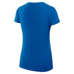 Edmonton Oilers G-III 4Her by Carl Banks Women's Super-Slim Fit Lightweight Filigree Logo V-Neck T-Shirt – Royal -  NHL T-shirts