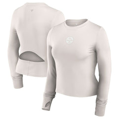 Pittsburgh Steelers Women's Studio Fitted Long Sleeve Gym Top | NFL Hot