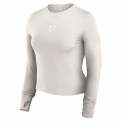 Pittsburgh Steelers Women's Studio Fitted Long Sleeve Gym Top | NFL Hot