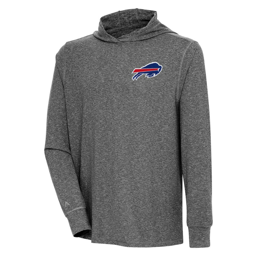 Buffalo Bills Antigua Saga Long Sleeve Hoodie T-Shirt | NFL Discount